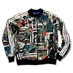 Adidas x Farm Rio Xilofloresta Floral Jungle Print Track Jacket L